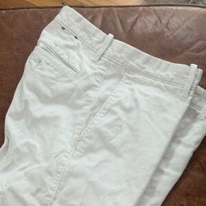 J. Crew Flex White Chinos